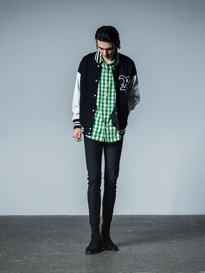RESOUND CLOTHING - 《予約品》 RC JERSEY OVER VARSITY JACKET