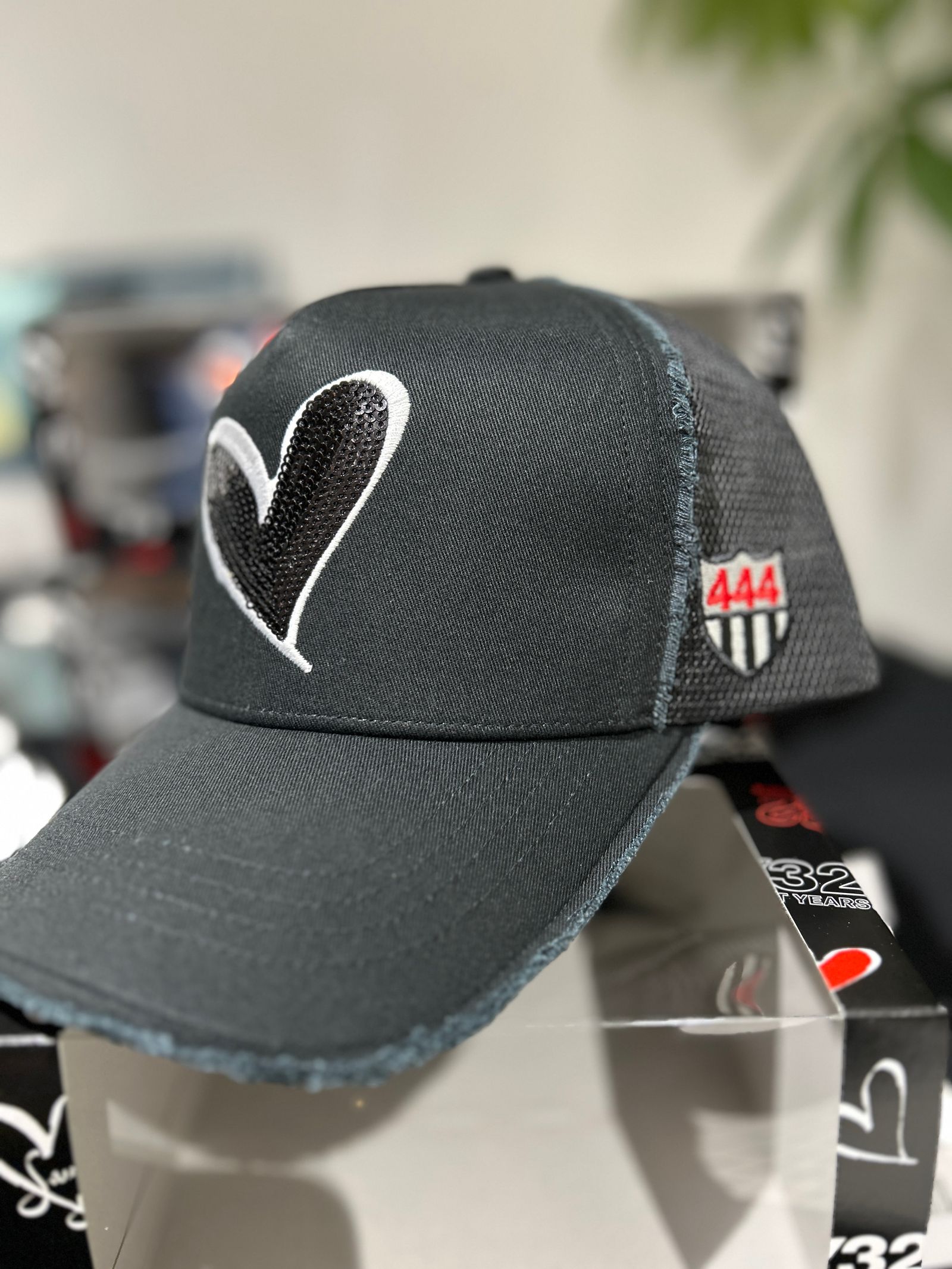 SY32 by SWEET YEARS - 限定コラボCAP COLLABORATION MESH CAP 黒