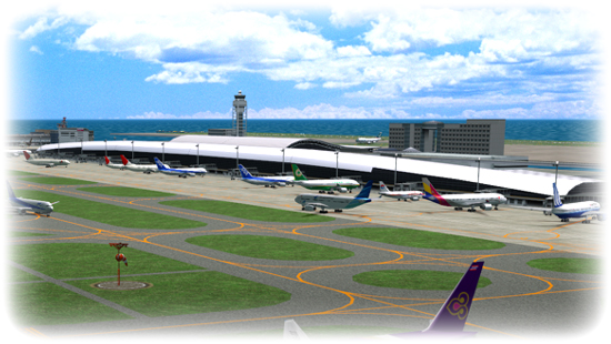 舞台と登場機 ぼくは航空管制官3関空クロスオーバー