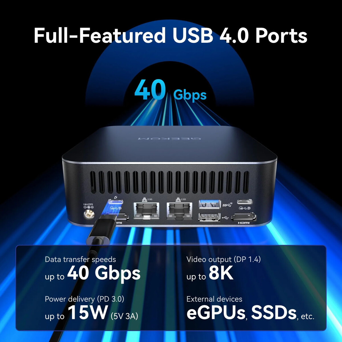 GEEKOM Releases GT1 Mega Mini PCs with 14th-Gen Intel Core Ultra