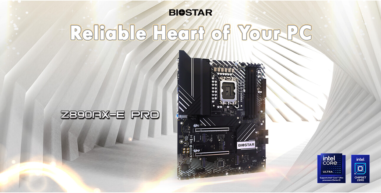 Biostar Introduces the Brand-New Z890AX-E Pro Motherboard