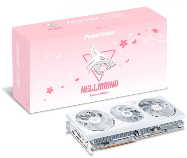 PowerColor Unveils Hellhound RX 7800 XT Sakura Edition | TechPowerUp
