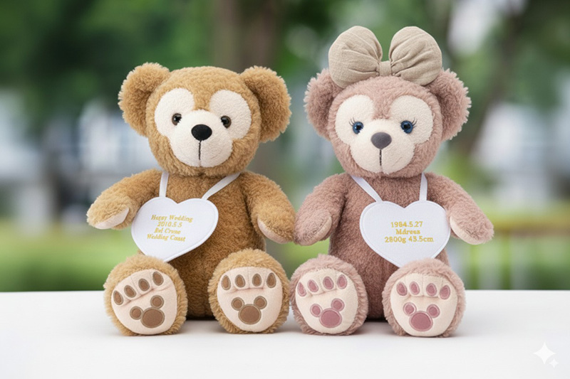 ダッフィー＆シェリーメイのウェイトドールのご紹介です♪ | 体重ベア