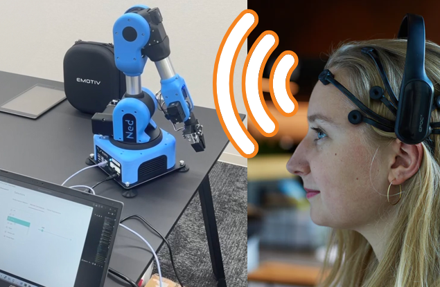 脳波測定デバイスによるロボットアーム操作のソフトウェア設計と