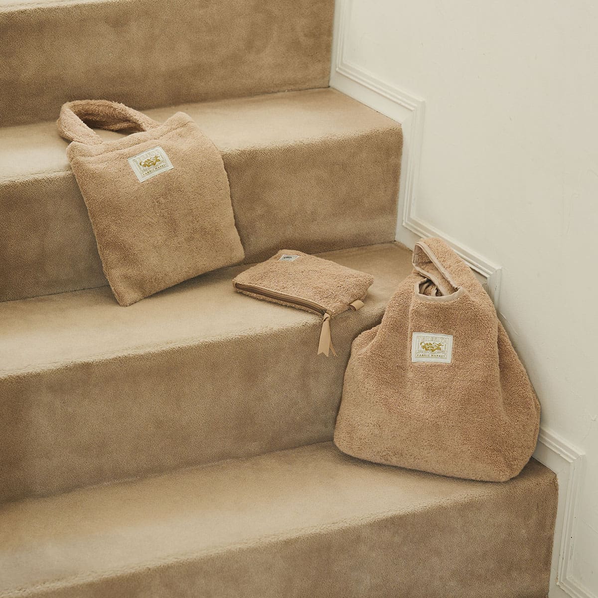 超甘撚りタオルポーチ(FREE ブルーグレー): グッズ｜オーガニック