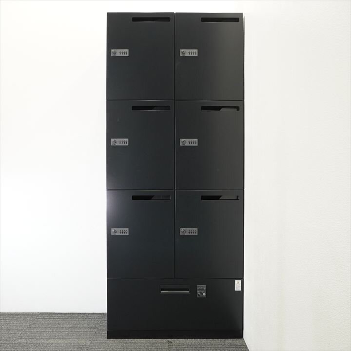 コクヨ エディア ダイヤル式6人用パーソナルロッカー 下段ラテラル書庫