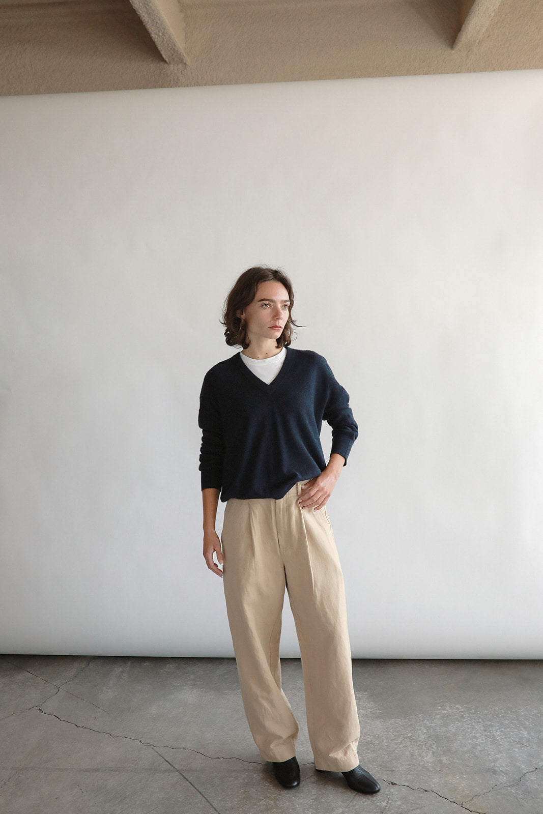 V Neck Sweater – 100% Yak Wool | Tercette