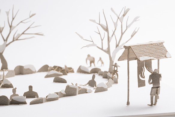 1/100建築模型用添景セット No.62 温泉・露天風呂編 - 製品リスト