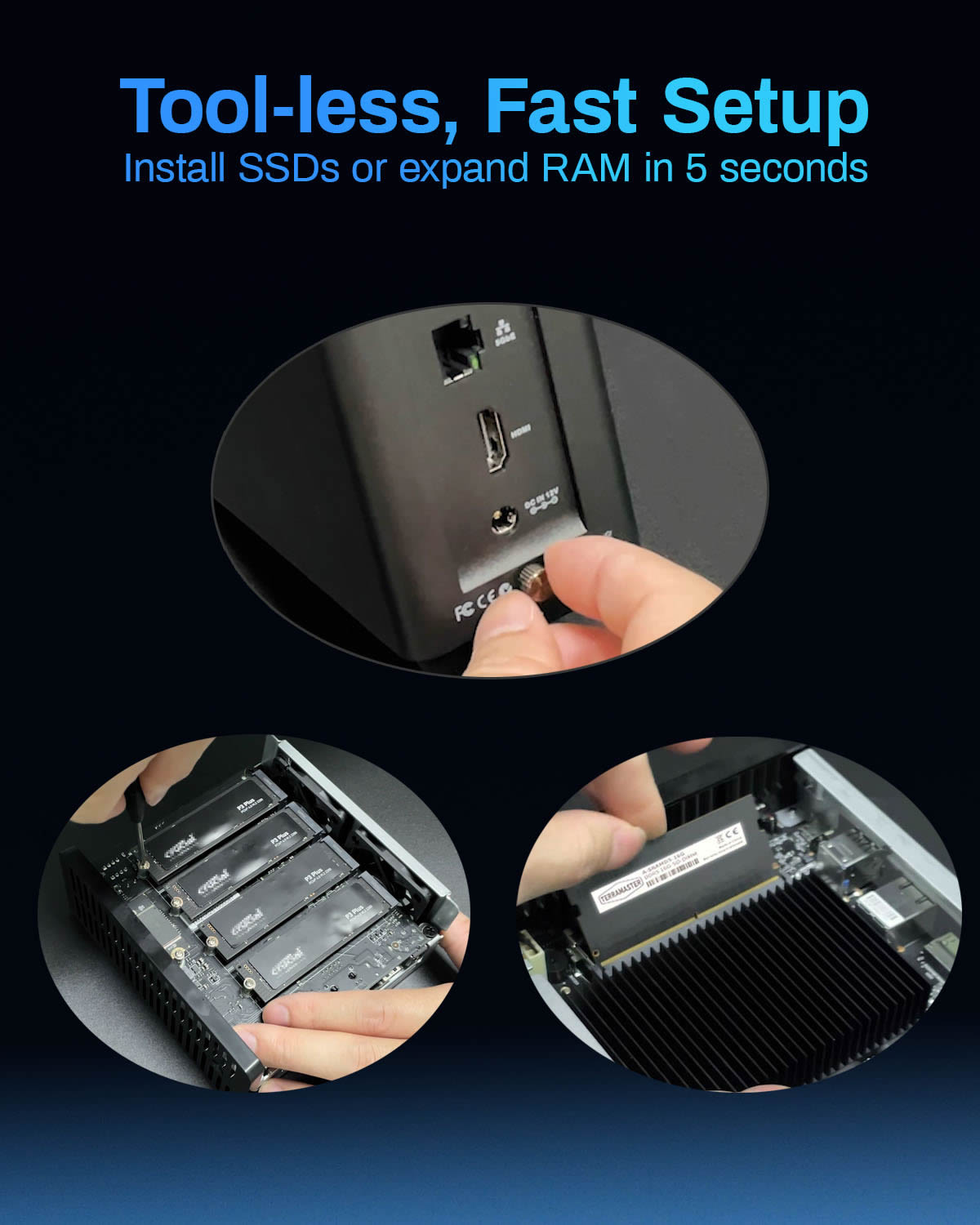 Terramaster F4 SSD 4-bay All-Flash NAS Storage – TerraMaster