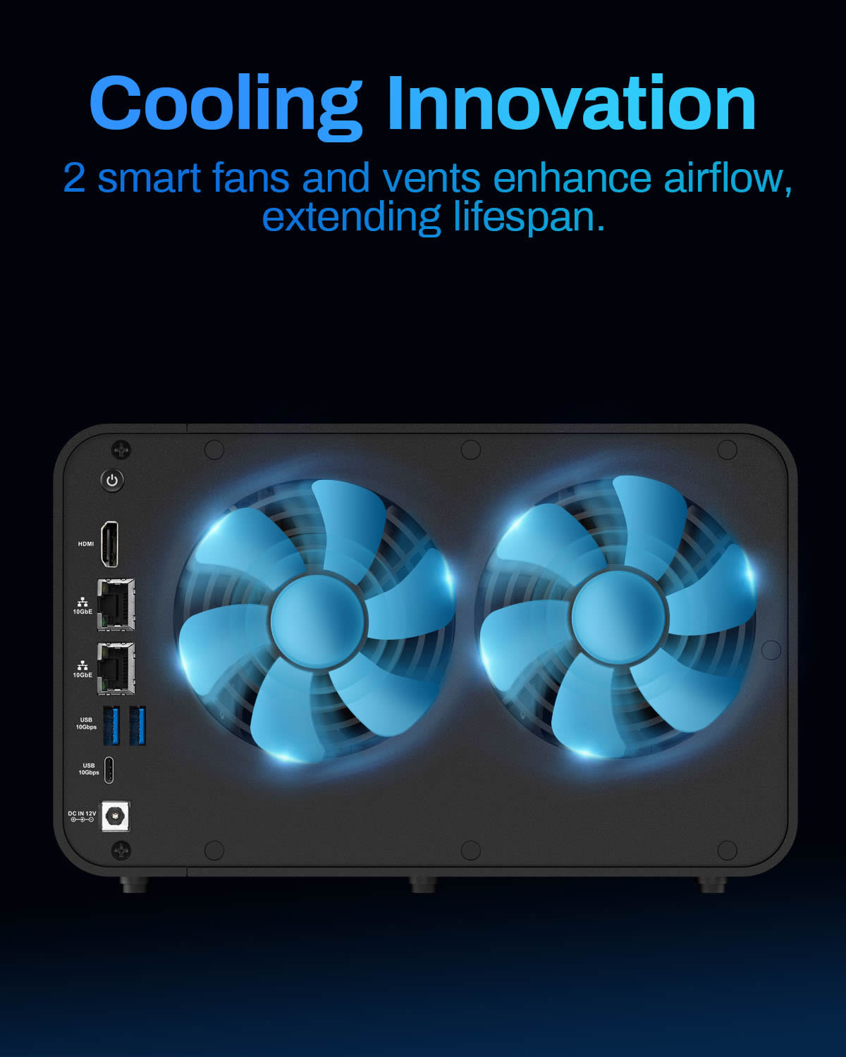 Terramaster F6-424 Max 6Bay Dual 10GbE Ports NAS Storage