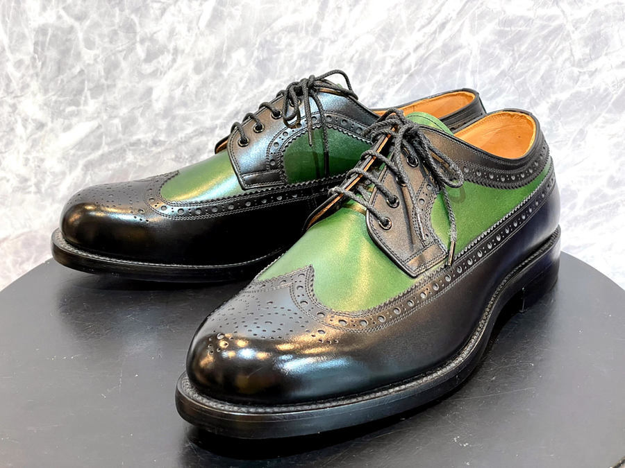 SCOTCH GRAIN／スコッチグレイン】よりコンビウィングチップシューズが