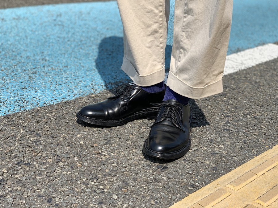 ALDEN/オールデン】BEAMS PLUS別注のプレーントゥ「Plain Toe Blucher
