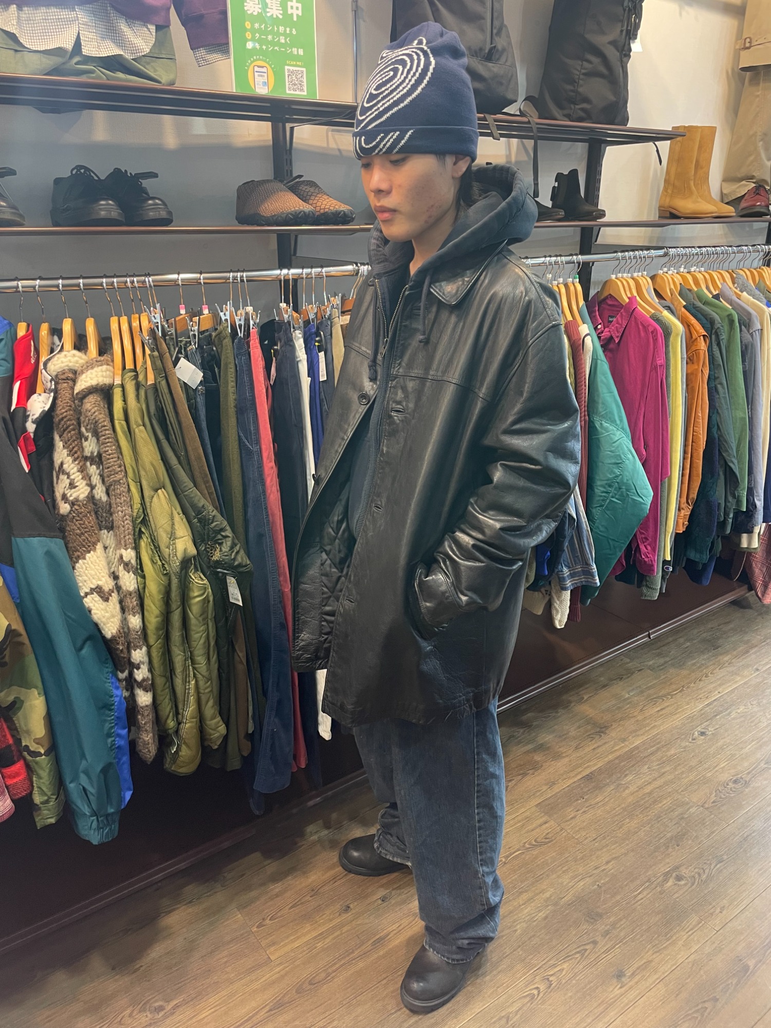 OLD GAP/オールドギャップ 】OLD GAPのレザーアイテムを使ったスタイル