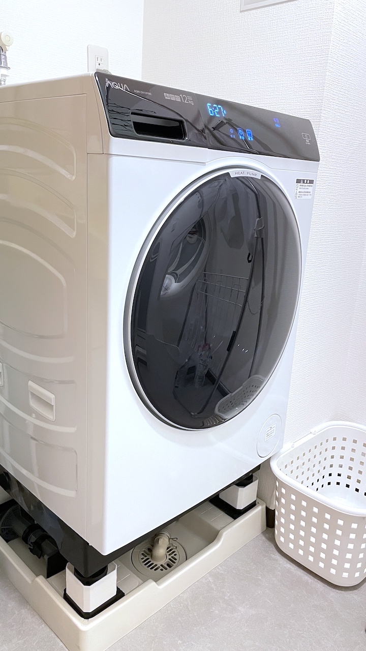 ドラム式洗濯機「AQUA AQW-DX12P」レビュー｜たぼぱら