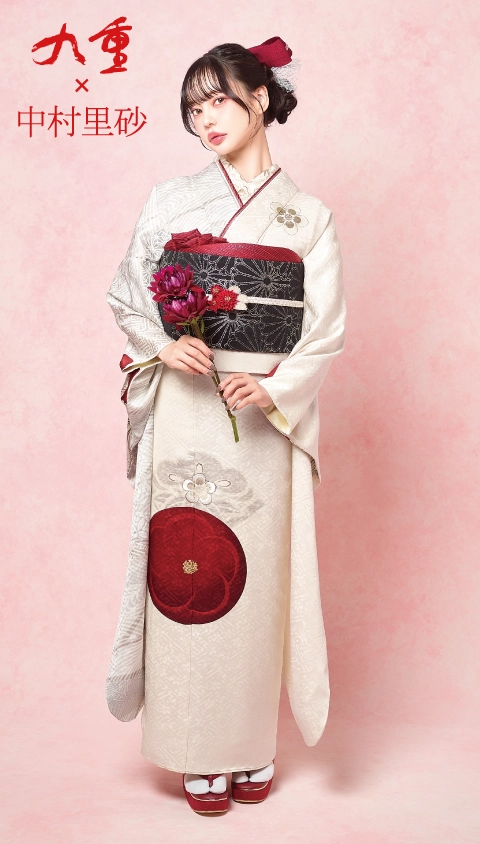 吉木千沙都×華徒然-青|ハタチ記念の新作振袖ご紹介 HT-213