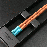 忠之助商店 / マルナオ 八角箸 WPC+紫檀 (赤)