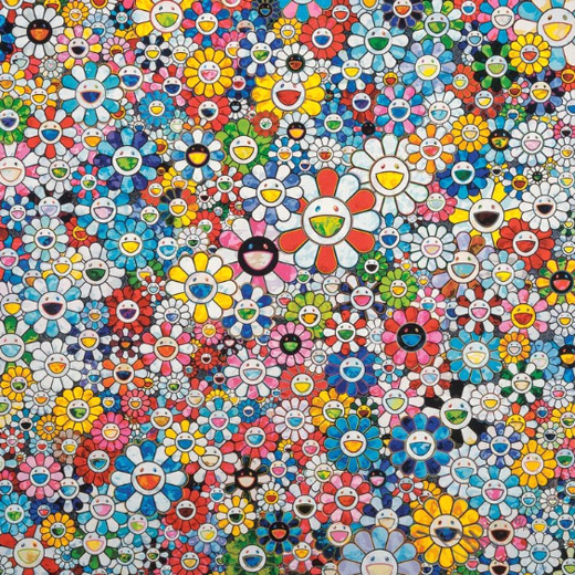 笑顔のお花達Flowers with Smiley Faces|村上隆Takashi Murakami