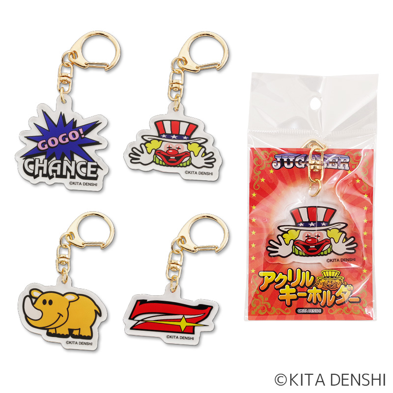 ジャグラー アクリルキーホルダーダイカット Ver. | ぱちキャラ