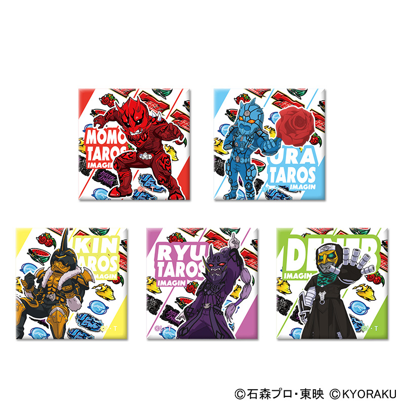 L仮面ライダー電王トレーディングスクエア缶バッジ(ランダム5種