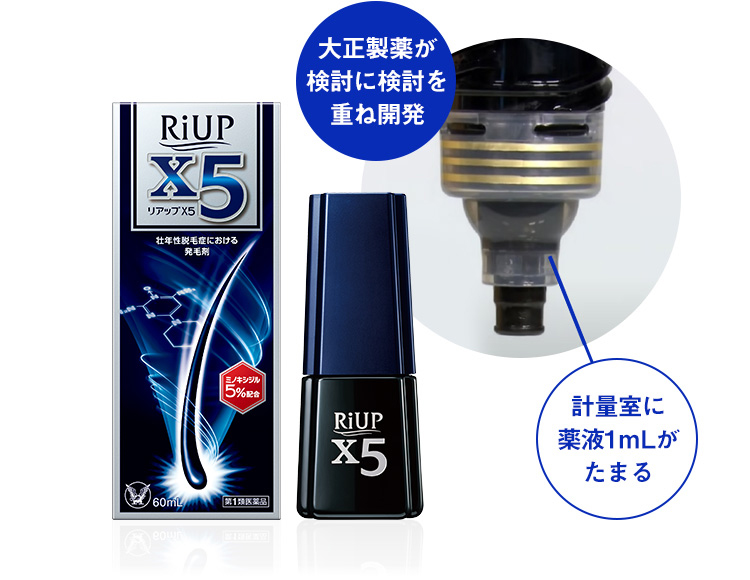 第1類医薬品】リアップX5〈通販限定パッケージ〉|【公式】大正製薬