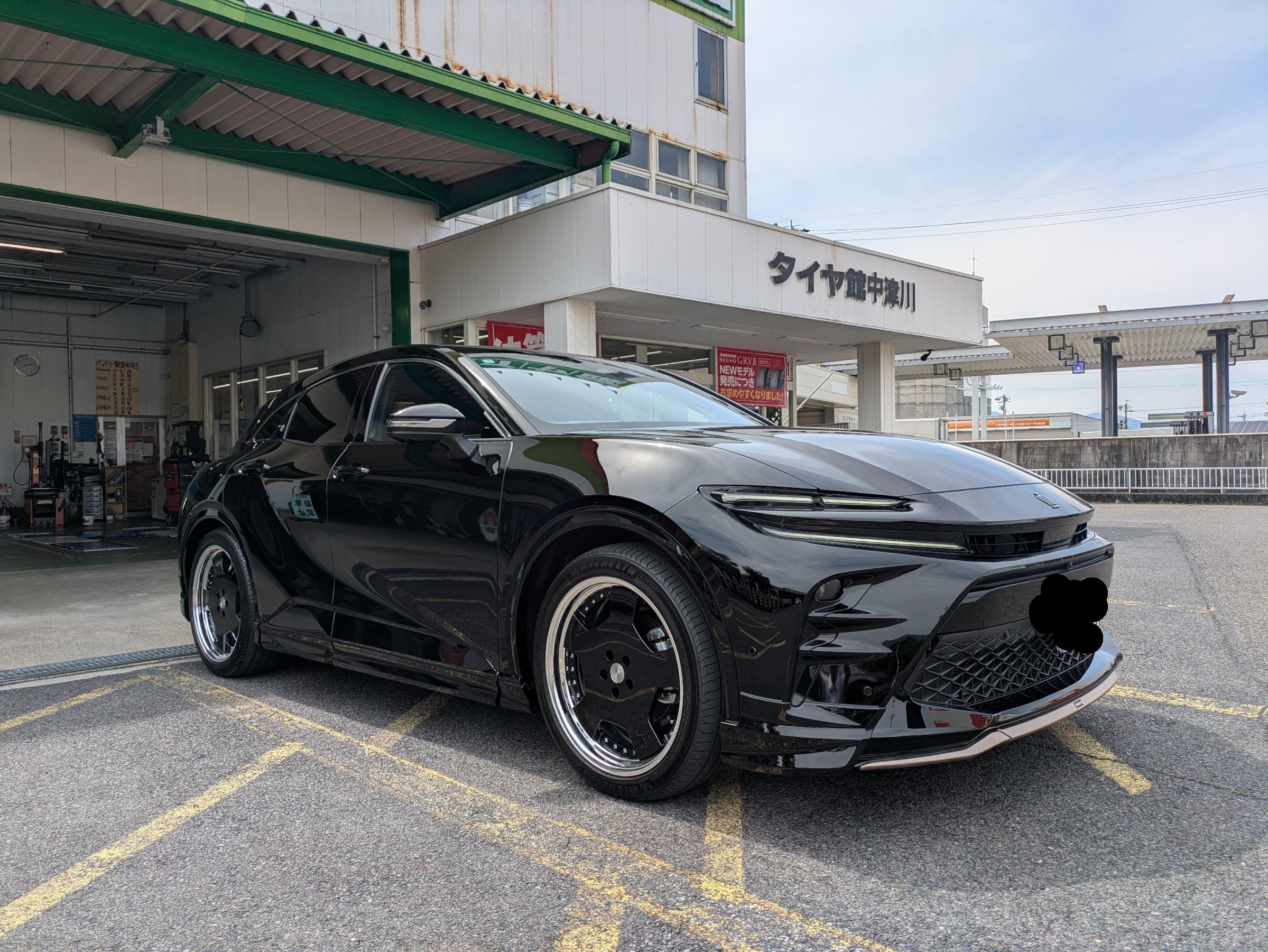 トヨタ クラウンスポーツ WORK ランベックLDZ 21インチホイール交換