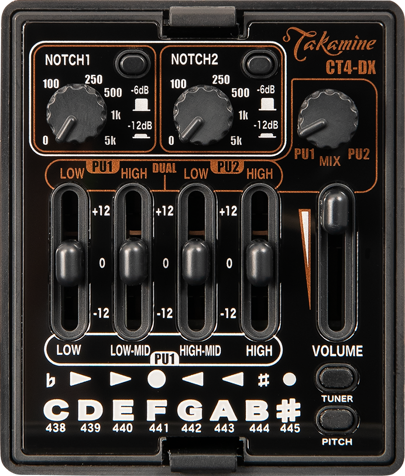 CT4-DX（DMP）｜プリアンプ｜高峰楽器製作所 - タカミネギター