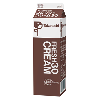 フレッシュクリーム30 1000ml | タカナシミルク WEB SHOP