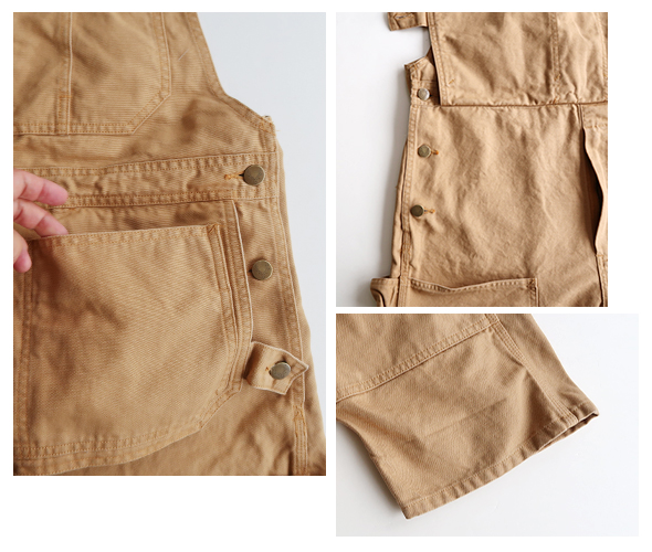 South2 West8 - Overalls - 11.5oz Cotton Canvas - CHESTNUT サウス2