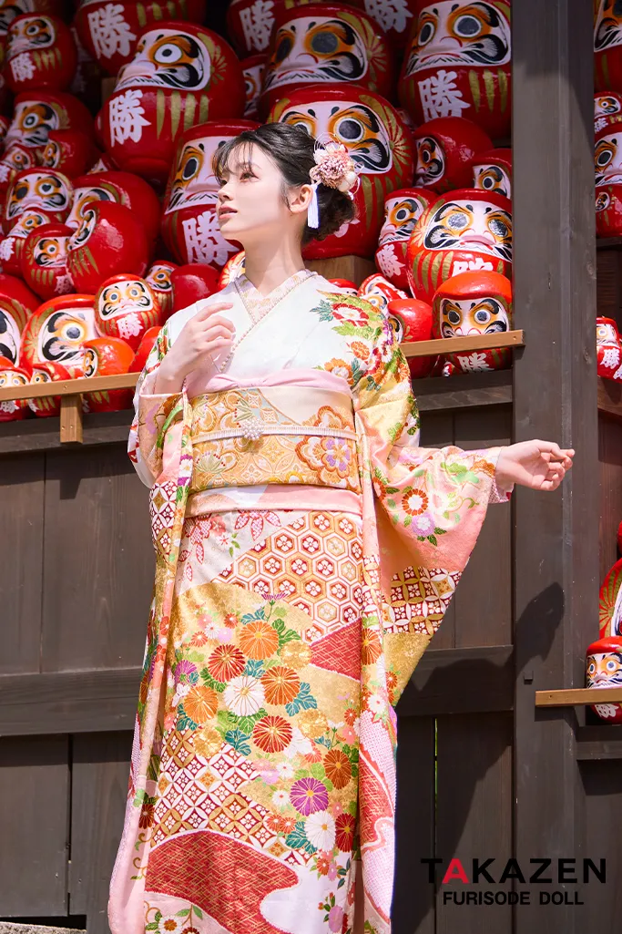 プレミアム古典 吉澤織物/最高級染繍桶絞り友禅 ピンク 清楚 高級振袖