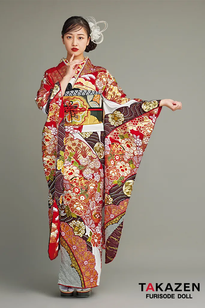 プレミアム古典💛絞りが特徴的な高級振袖〜滝泰〜｜成人式振袖・卒業式