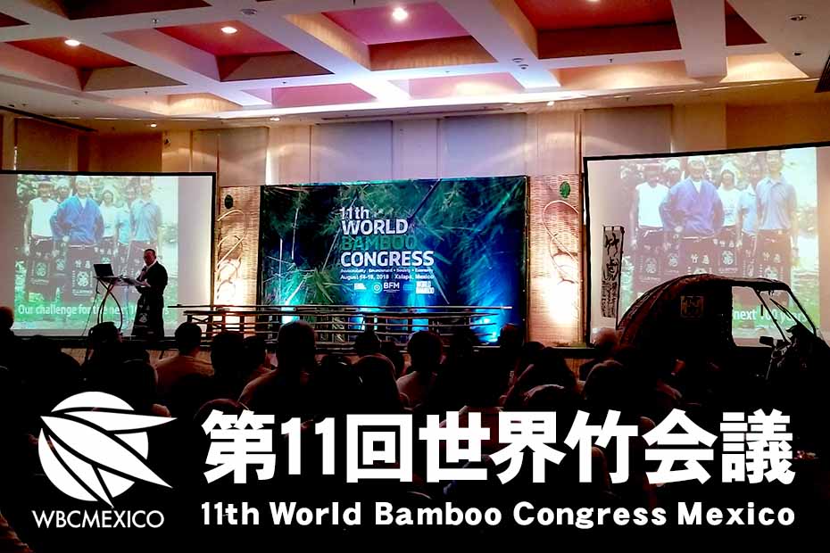 第11回世界竹会議(11th World Bamboo Congress Mexico)竹虎四代目基調