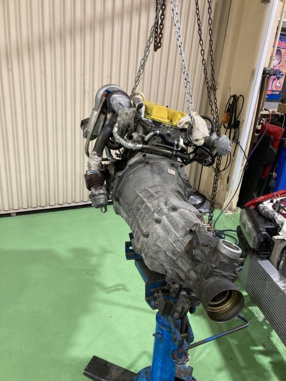 S13 SR20DET 最終回 エンジン積み込み 日産