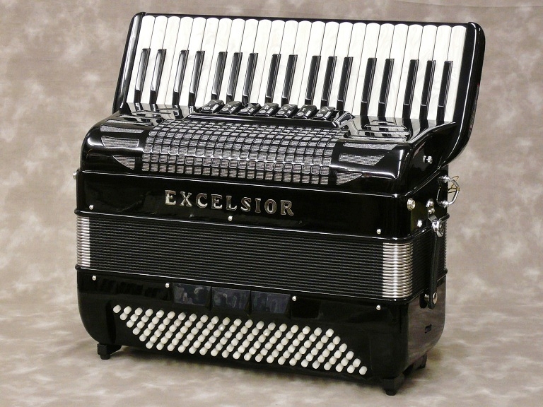 EXCELSIOR Model:308 [Black] 【アコーディオン】 - 谷口楽器