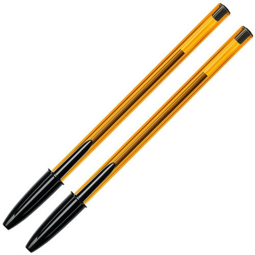 たのめーる】BIC 油性ボールペン クリスタル オリジナルファイン 0.8mm