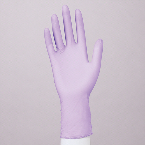 たのめーる】川西工業 検査検診用ニトリルグローブ ダリア 粉なし M
