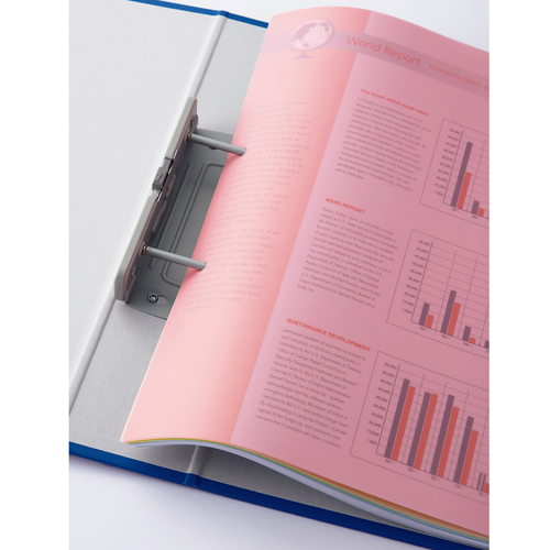 たのめーる】TANOSEE インデックス(PP) A4タテ 2穴 5山 1パック(2組)の通販