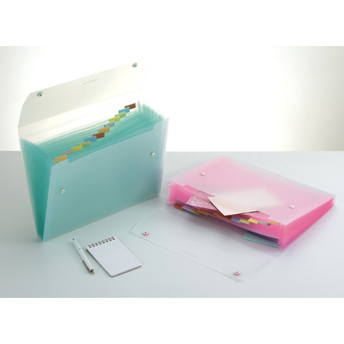 たのめーる】セキセイ ドキュメントファイル A4 13ポケット ピンク SSS