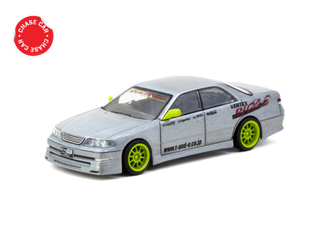 Tarmac Works 1/64 VERTEX Toyota Mark II JZX100 Light Green - Tokyo Aut