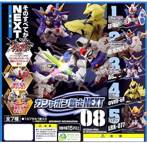 ガシャポン戦士 NEXT-08 ガンダム 全7種セット ｜ガンダム