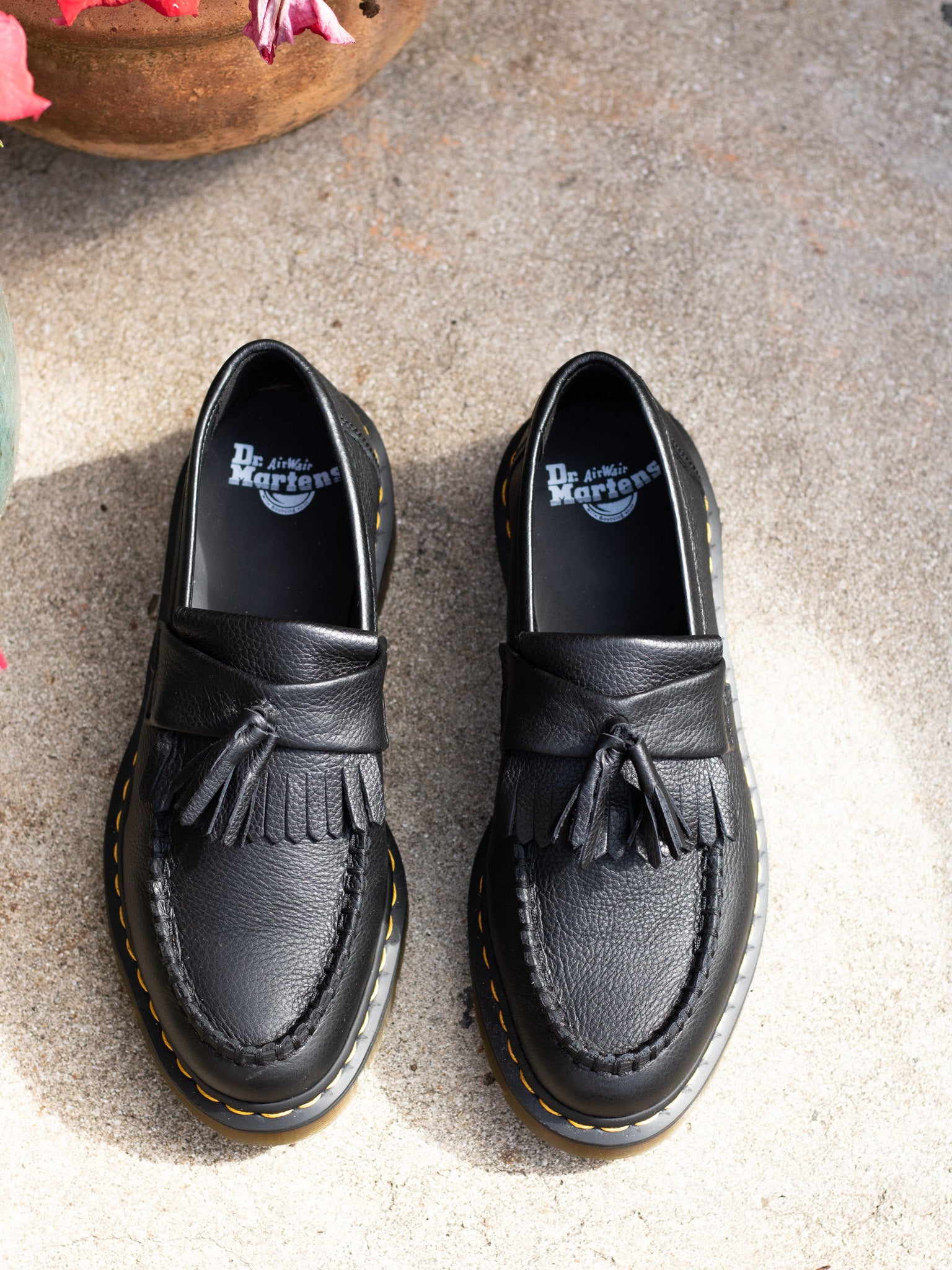 DR. MARTENS ADRIAN BLACK VIRGINIA – That Shoe Lady