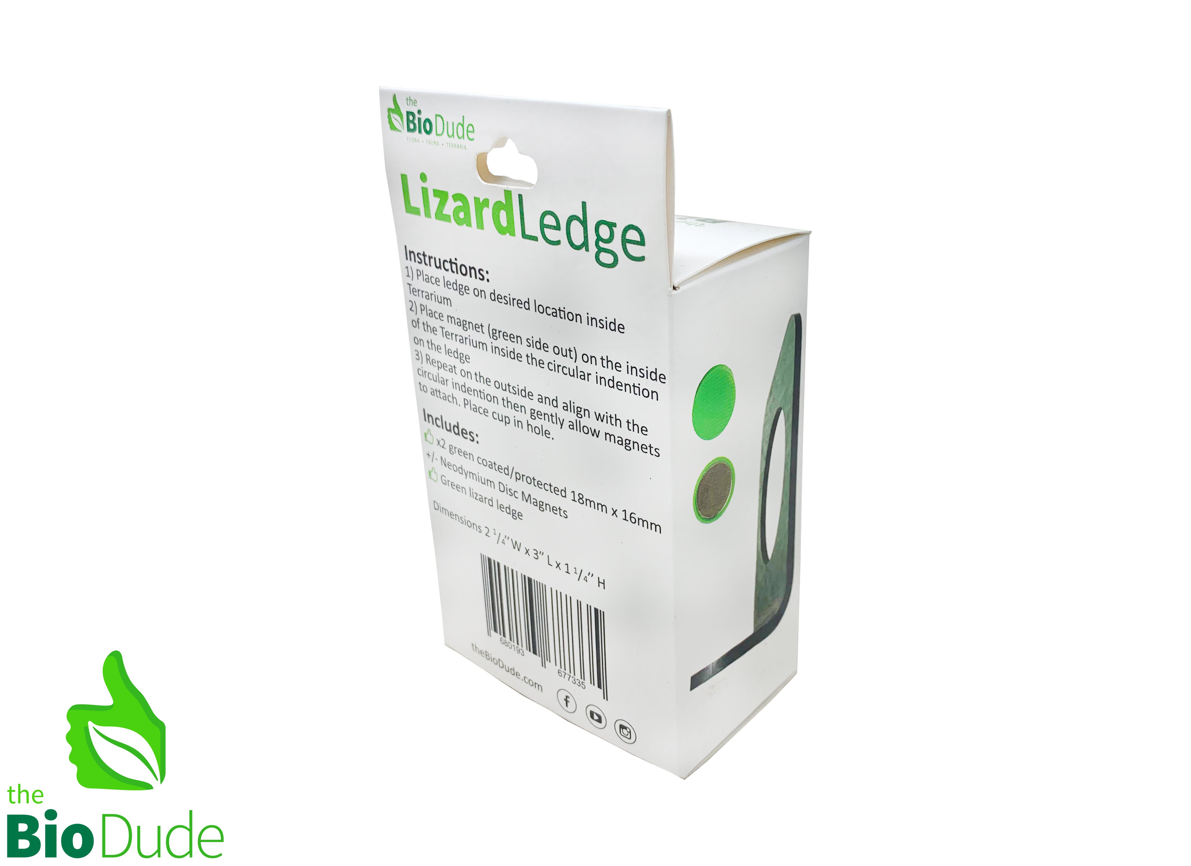 Lizard Ledge - Magnetic Ledges for Reptiles | The Bio Dude