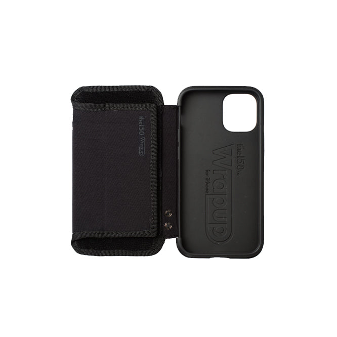 Wrapup for iPhone12mini(Black) | 財布付き多機能スマホケース