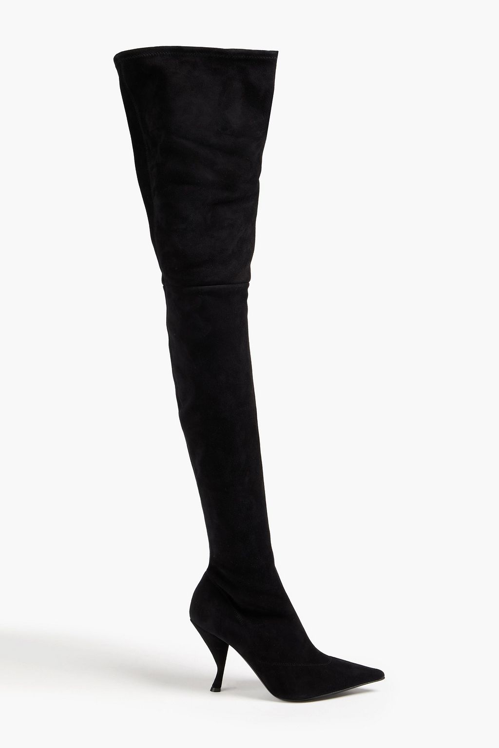 SERGIO ROSSI ストレッチスエード サイハイブーツ | THE OUTNET