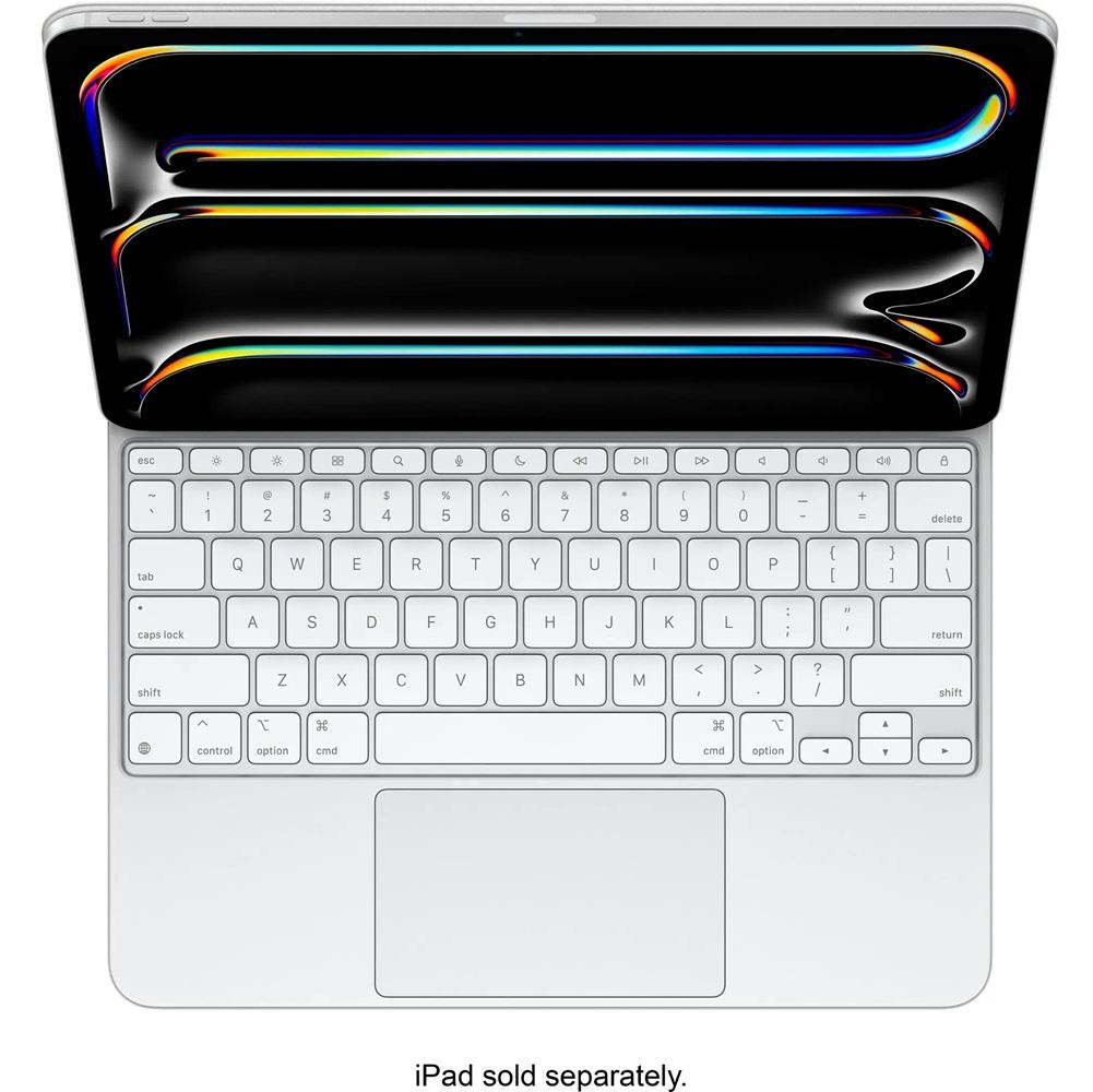 Apple - Magic Keyboard for iPad Pro 13‑inch (M4) - White | The