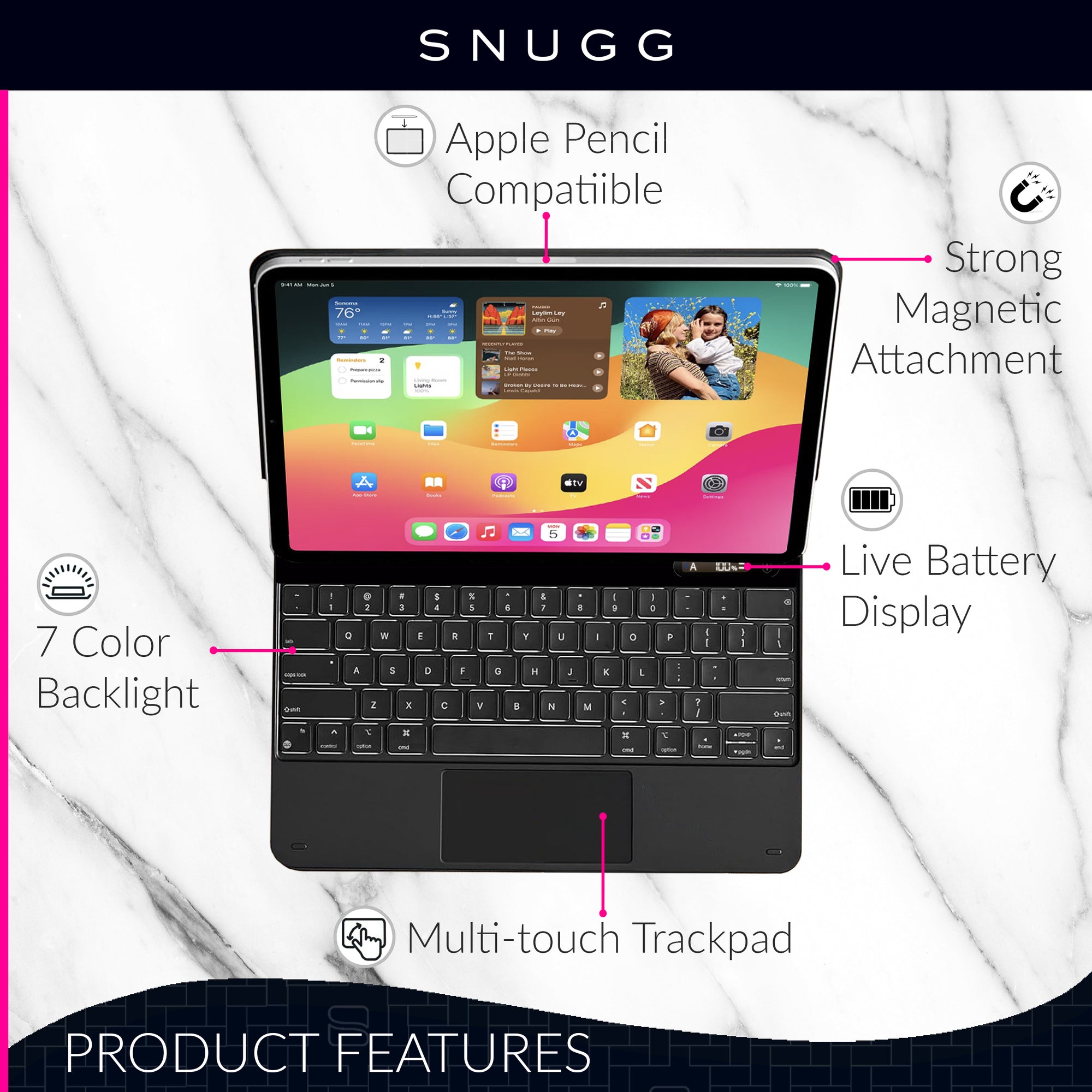 iPad Pro 13 Magic Keyboard - Snugg.com