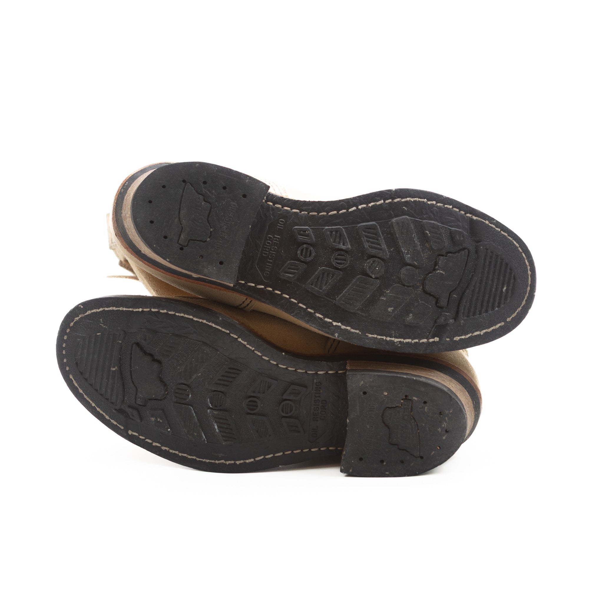 Engineer Short Boots 2965 Hawthorne Beige #1359 – The Revive Club