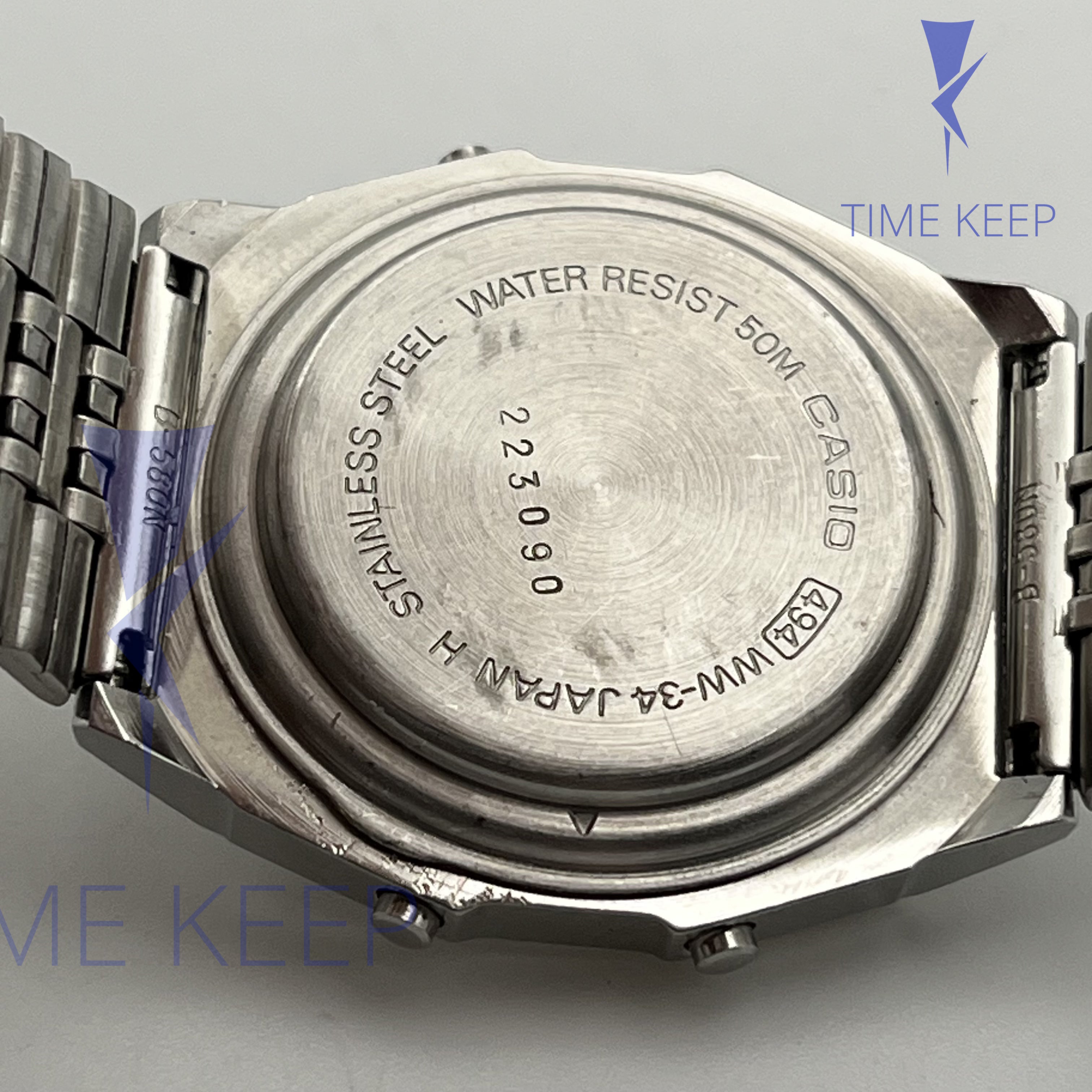 Rare Vintage 1980s Casio Digital Wide Temp LC Watch WW-34 – Time Keep