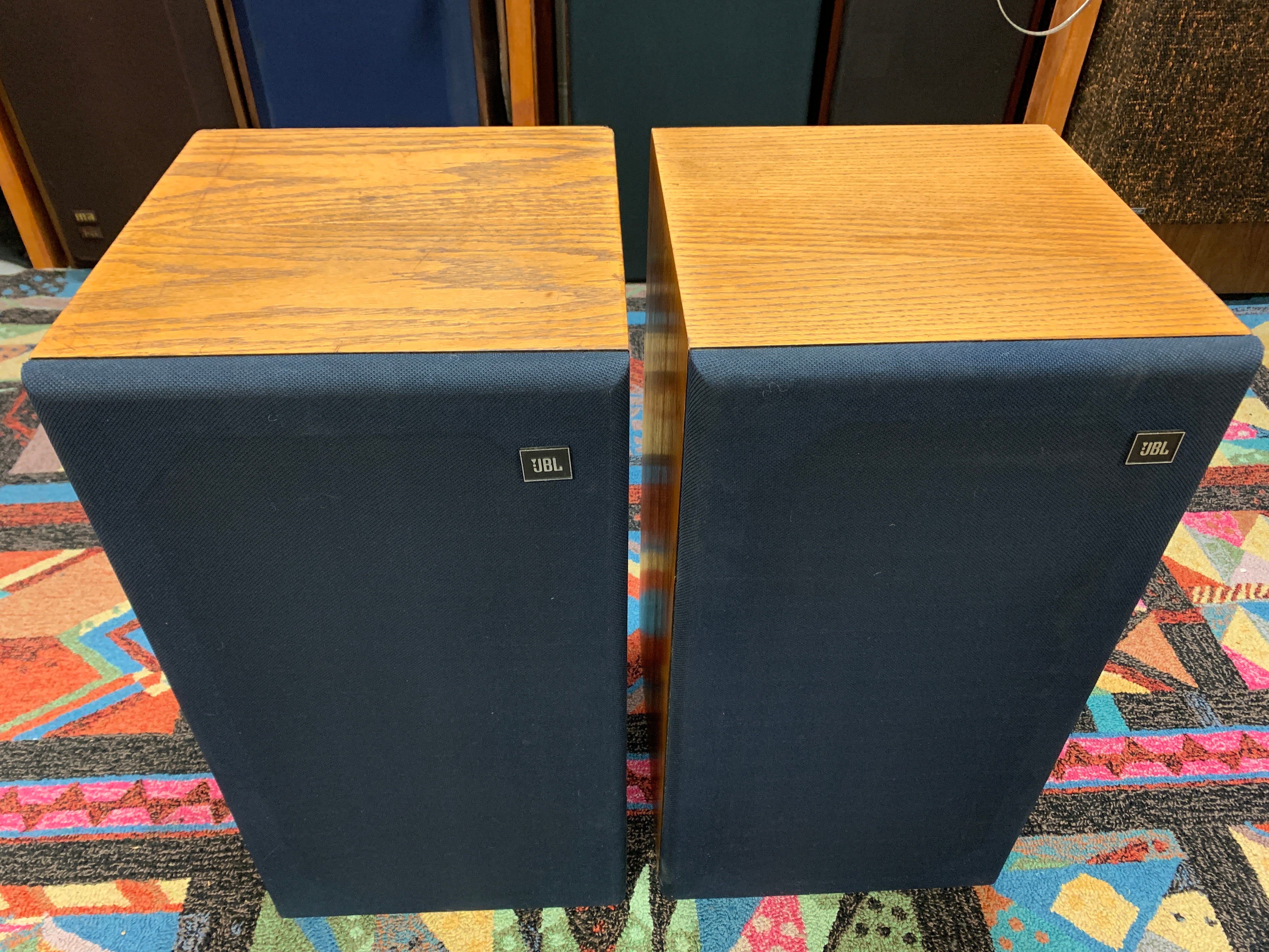 JBL Decade L26 Floor Standing Speakers * Original Blue Grills