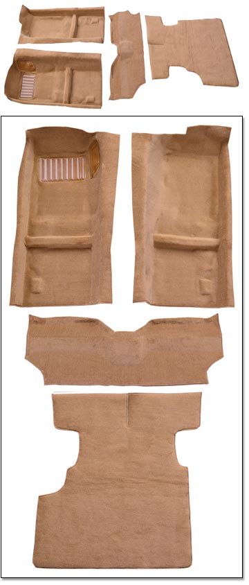 Motorsport Auto - The Z Store - Molded Carpet Kit, 79-83 280ZX Coupe