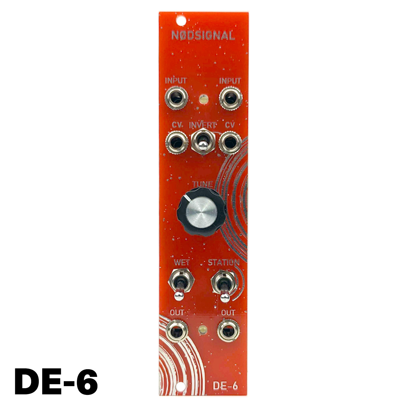 DE-6 – Nødsignal – Panel & PCB Set – Thonk – DIY Synthesizer Kits